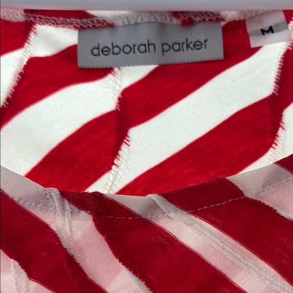 Red and White Striped Sleeveless Sundress - Picture 2 of 4